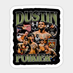 Dustin Poirier Vintage Bootleg Sticker